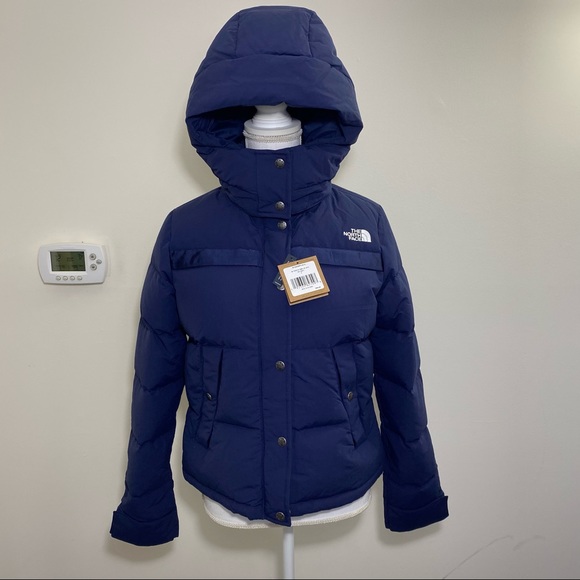 The North Face Women’s Forester Down Jacket Winter Coat TNF Navy Sz M L - Picture 6 of 12
